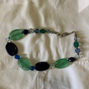 VINTAGE STONE BLUE NECJLACE